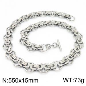 Stainless Steel Necklace - KN227238-Z