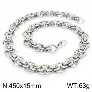 Stainless Steel Necklace - KN227245-Z