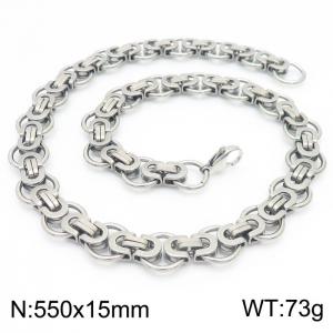 Stainless Steel Necklace - KN227247-Z