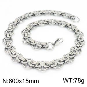 Stainless Steel Necklace - KN227248-Z