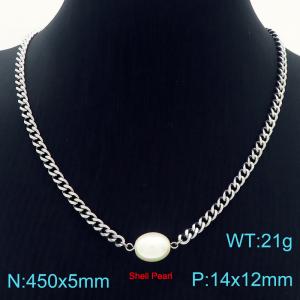 Stainless Steel Necklace - KN227348-Z