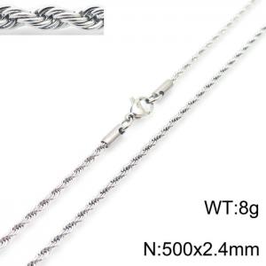 Stainless Steel Necklaces - KN228825-Z