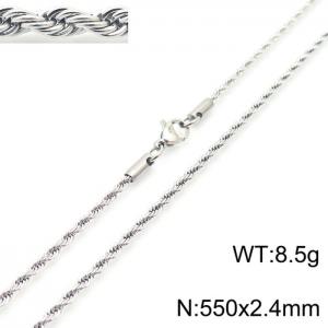 Stainless Steel Necklaces - KN228826-Z