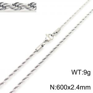 Stainless Steel Necklaces - KN228827-Z