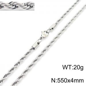 Stainless Steel Necklaces - KN228850-Z