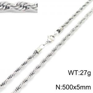 Stainless Steel Necklaces - KN228861-Z