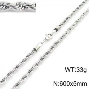 Stainless Steel Necklaces - KN228863-Z