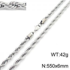 Stainless Steel Necklaces - KN228874-Z