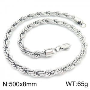 Stainless Steel Necklaces - KN228891-Z