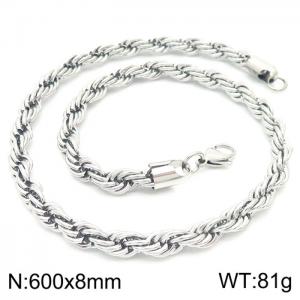 Stainless Steel Necklaces - KN228893-Z