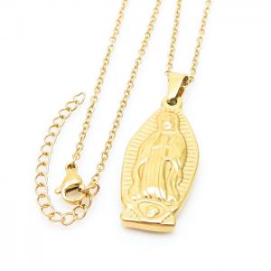 SS Gold-Plating Necklace - KN230013-KD