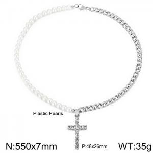 Stainless Steel Necklace - KN230182-Z