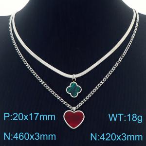 Stainless Steel Necklace - KN230267-KFC