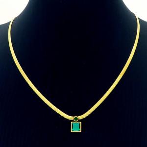SS Gold-Plating Necklace - KN230321-CM