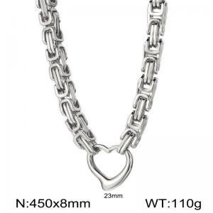 Emperors Chain Heart Necklace for Women - KN230903-Z