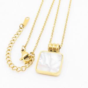 SS Gold-Plating Necklace - KN230991-SP