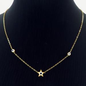 SS Gold-Plating Necklace - KN231156-CM
