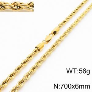 10mm Stainless Steel Cuban Chain Necklace Men's Silver Color Shiny Hip Hop Jewelry - KN231493-Z