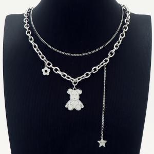 Stainless Steel Necklace - KN232424-HM