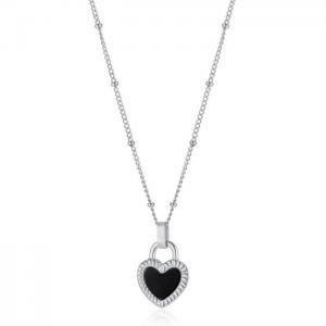 Stainless Steel Necklace - KN232619-WGTY