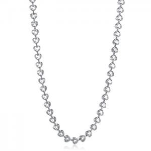 Stainless Steel Necklace - KN232620-WGTY