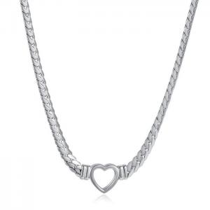 Stainless Steel Necklace - KN232629-WGTY