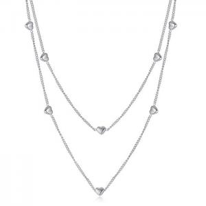 Stainless Steel Necklace - KN232630-WGTY