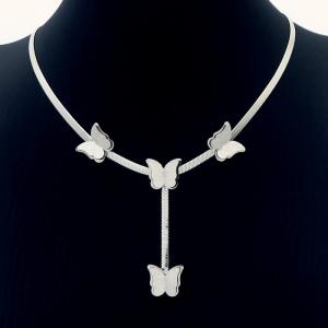 Stainless Steel Necklace - KN233733-HJ
