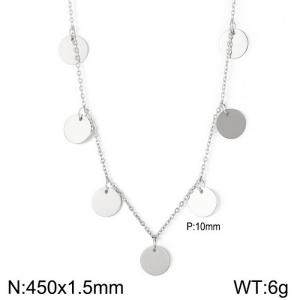 Geometric wafer necklace - KN233963-Z