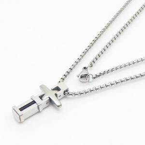 Stainless Steel Necklace - KN235904-AQ