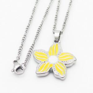 Stainless Steel Necklace - KN235985-TLS