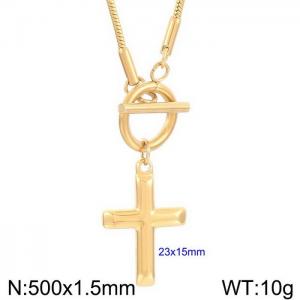 Stainless steel Necklace - KN236382-Z