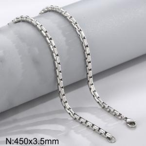 Stainless steel necklace - KN237669-Z