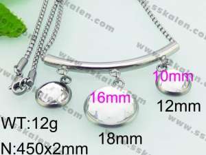 Stainless Steel Necklace - KN23909-Z