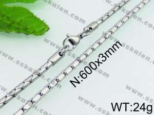 Stainless Steel Necklace - KN23933-Z