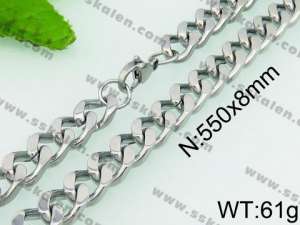 Stainless Steel Necklace - KN24158-Z