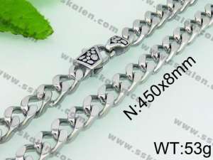 Stainless Steel Necklace - KN24166-Z