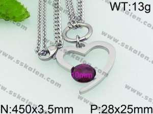 Stainless Steel Necklace - KN24306-Z