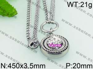 Stainless Steel Necklace - KN24382-Z