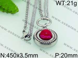 Stainless Steel Necklace - KN24386-Z