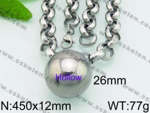 Stainless Steel Necklace - KN25623-Z