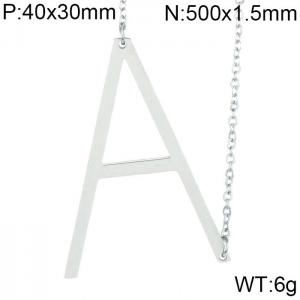 Stainless Steel Necklace - KN25670-K
