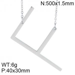 Stainless Steel Necklace - KN25675-K