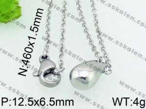 Stainless Steel Necklace - KN25682-JE