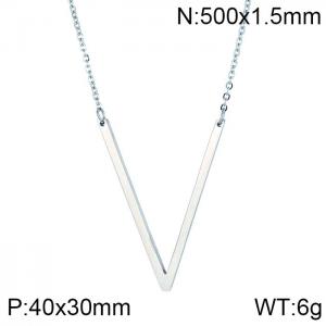 Stainless Steel Necklace - KN25691-K