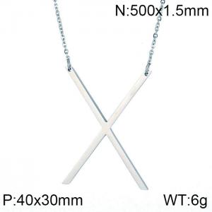 Stainless Steel Necklace - KN25693-K