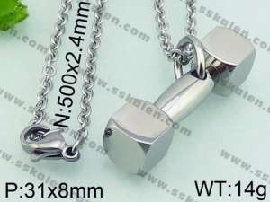 Stainless Steel Necklace - KN26282-JE