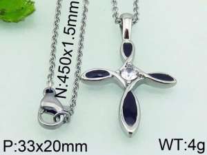 Stainless Steel Necklace - KN26303-JE