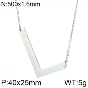 Stainless Steel Necklace - KN26368-K