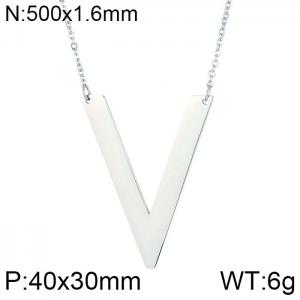 Stainless Steel Necklace - KN26378-K